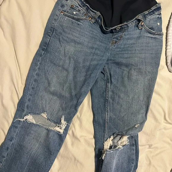 Abercrombie Straight Leg Maternity Jeans - Picture 3 of 3